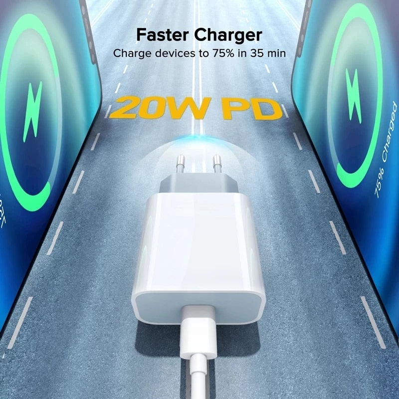 20W Fast Charger For Apple Products